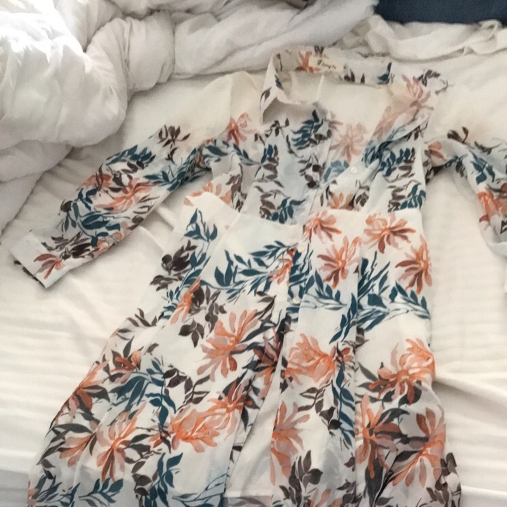 Long floral dress